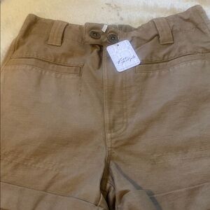 High-Waist Lightweight Tan sakura shorts